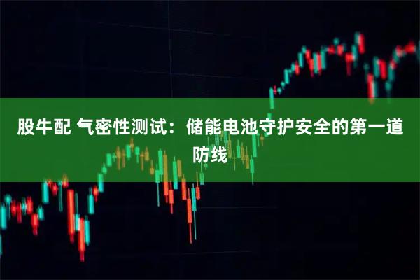 股牛配 气密性测试：储能电池守护安全的第一道防线