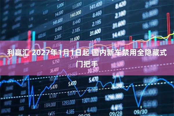 利赢汇 2027年1月1日起 国内新车禁用全隐藏式门把手